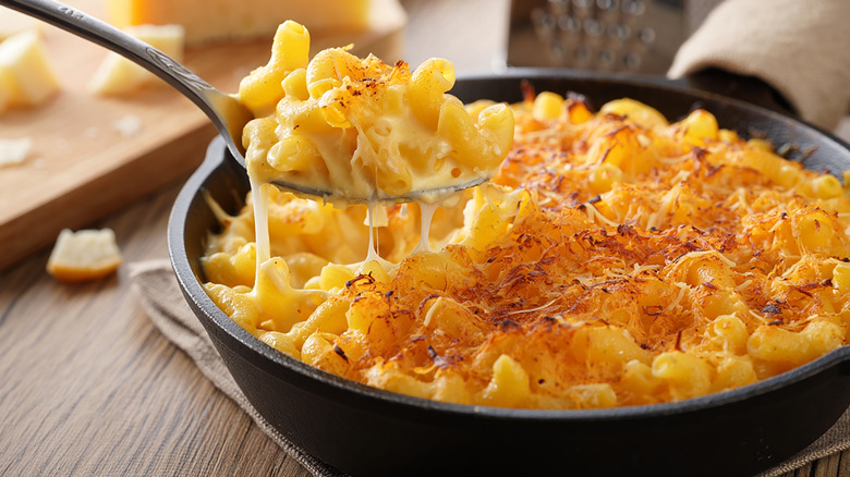 Bowl of macaroni and cheese