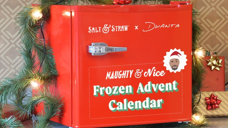 salt & straw and dwayne johnson's naughty & nice frozen advent calendar