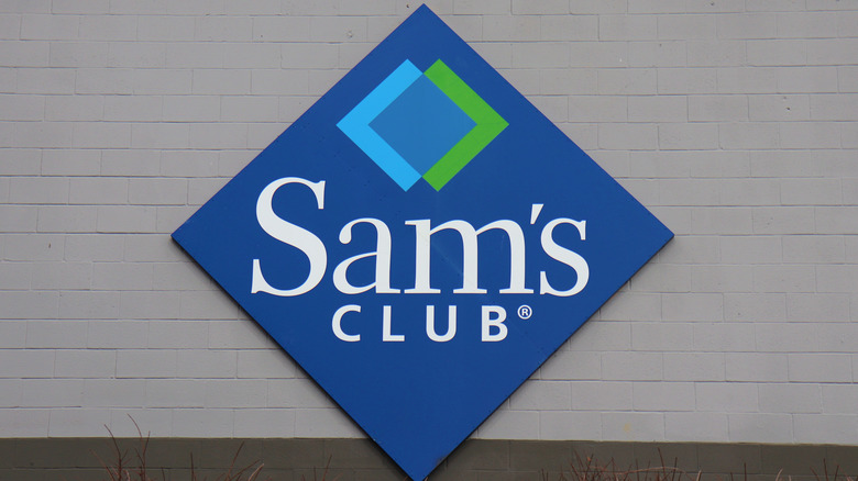 Sam's Club sign on building