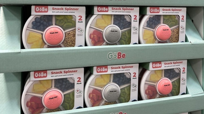 Gray shelves of GoBe spinners
