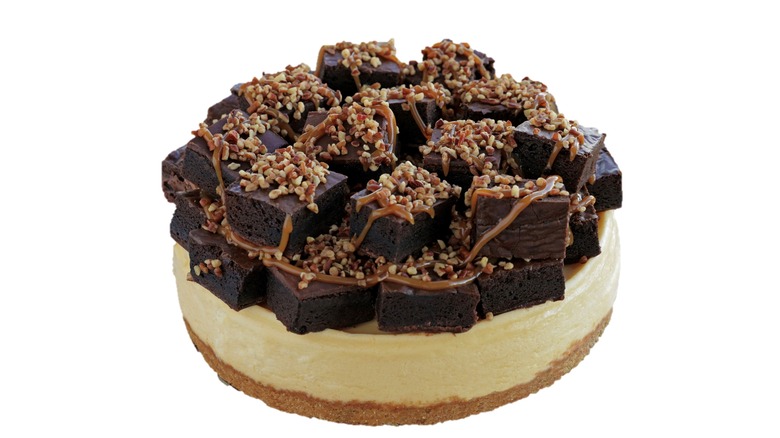 Sam's Club Brownie Topped New York-Style Cheesecake