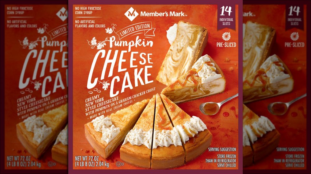 Sam's Club pumpkin cheesecake