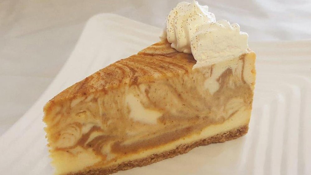 Sam's Club pumpkin cheesecake slice