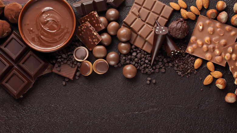 assortment of chocolate