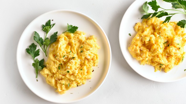 Best Scrambled Eggs Recipe - How To Make Eggs with Cornstarch