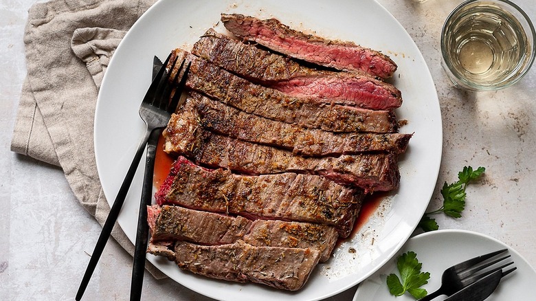 Seared Flat Iron Steak Recipe