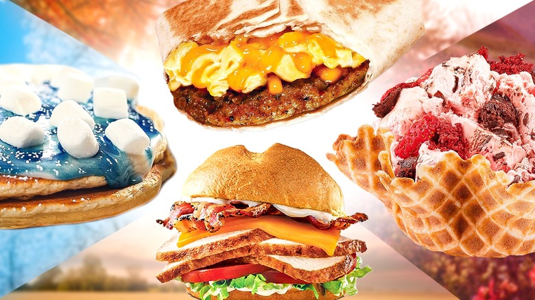 assorted fast food items