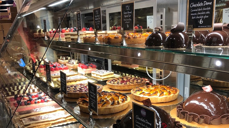 Bakery display at wegmans 