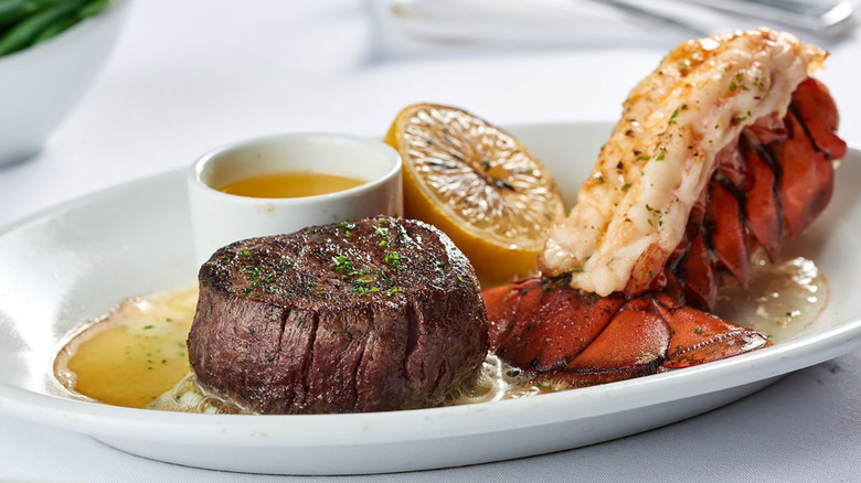 Ruth's Chris Steak and lobster
