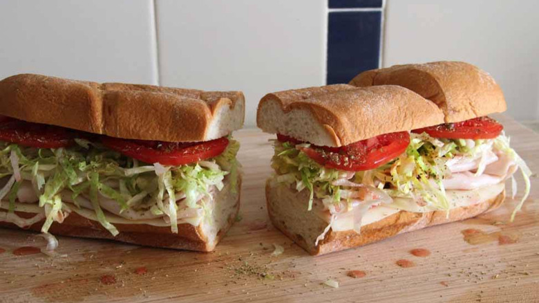 Gluten free sub from Jersey Mike's