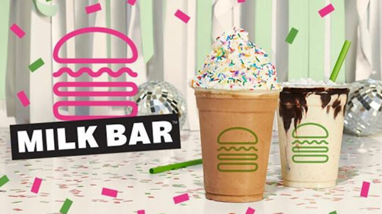 Ad for Shake Shack's collaboration with Milk Bar