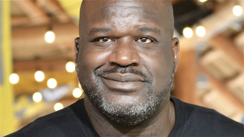 closeup of Shaquille O'Neal