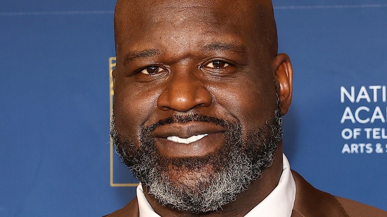 Shaquille O'Neal with beard smiling