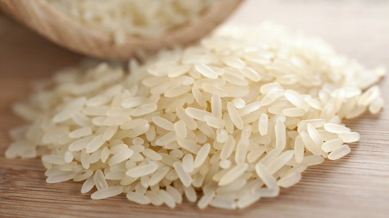 dry rice