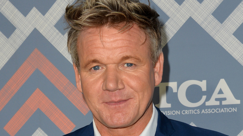 Gordon Ramsay smirking at camera