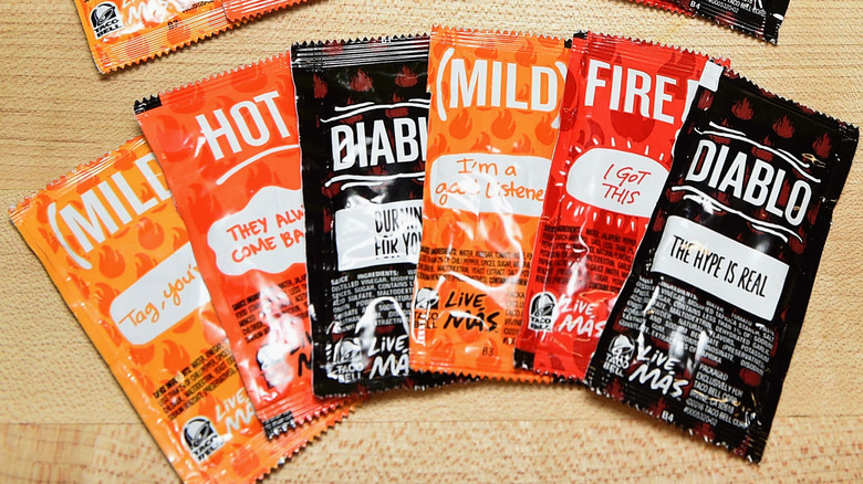 Taco Bell sauce packets