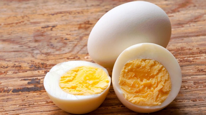 Hard-boiled eggs