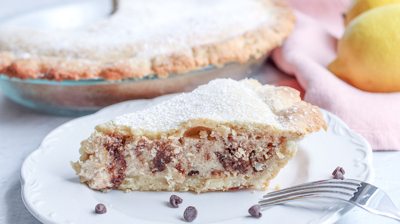 sicilian easter pie slice