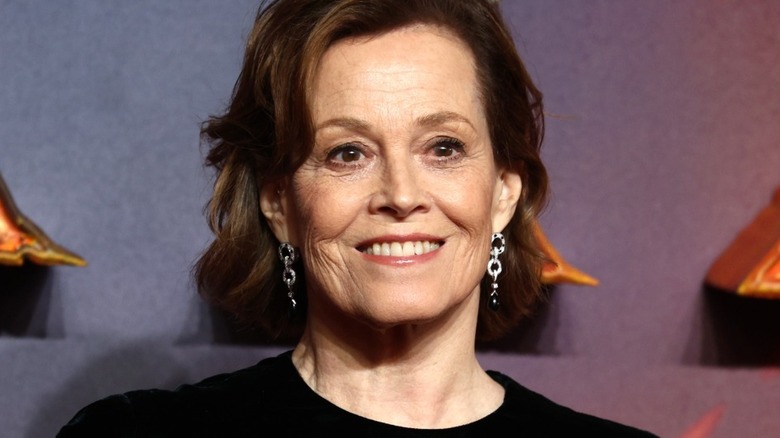 Sigourney Weaver at a red carpet event