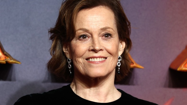 Sigourney Weaver at a red carpet event