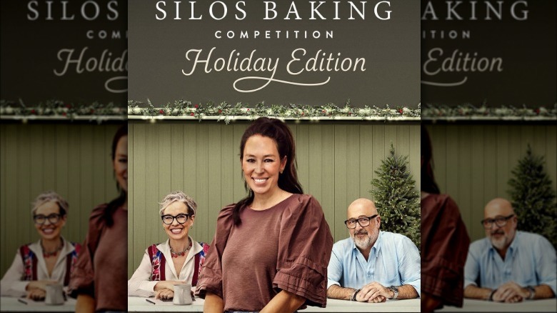 Joanna Gaines, Zoë François, and Andrew Zimmern smiling