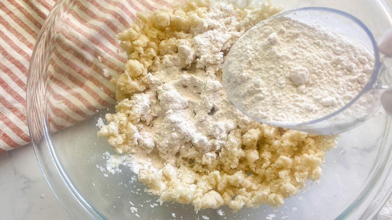 lefse dough in bowl