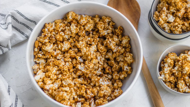 popcorn in a bowl 