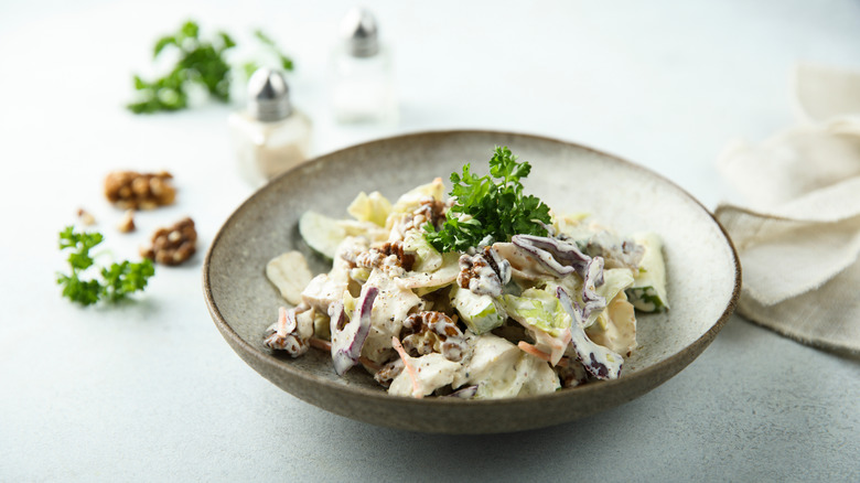 chicken salad in bowl