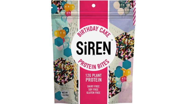Siren birthday cake bites