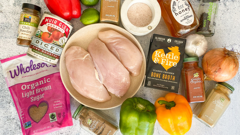 ingredients for chicken fajitas