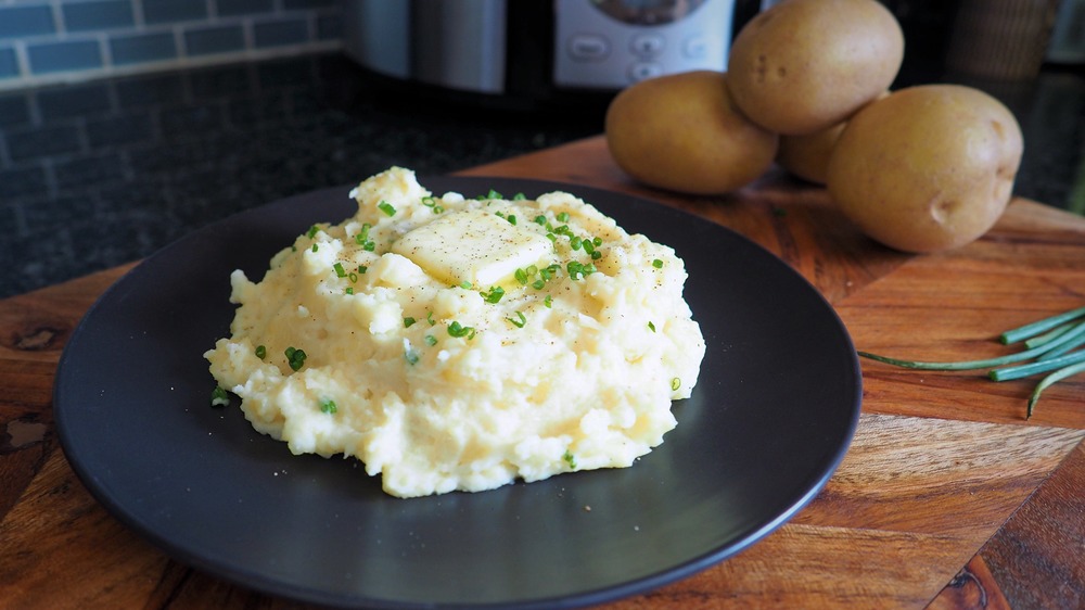 Slow cooker mashed potatoes