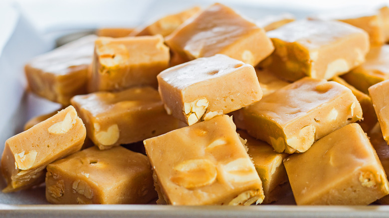 peanut butter fudge squares