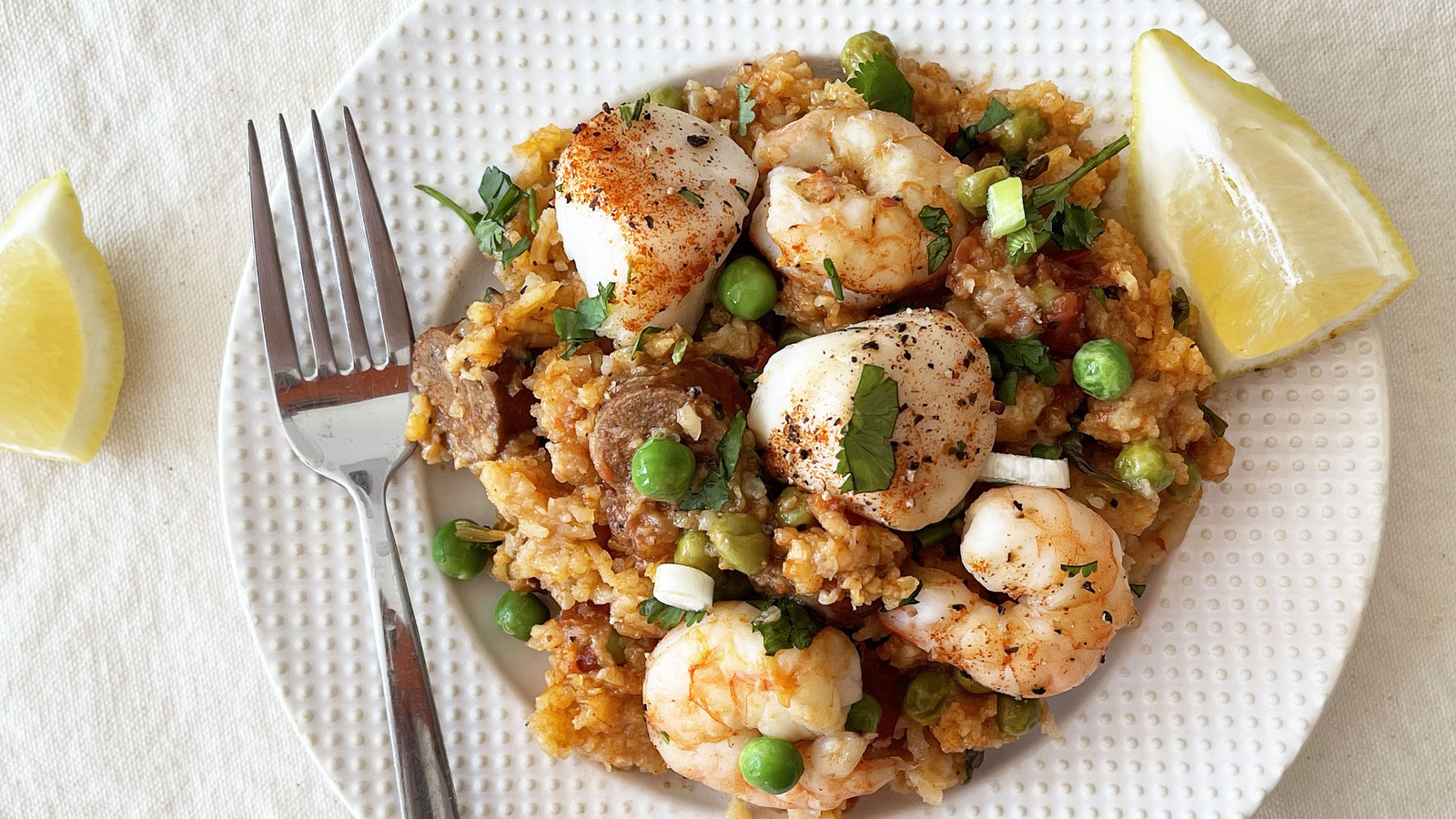 Express Pressure Cooker Seafood Paella