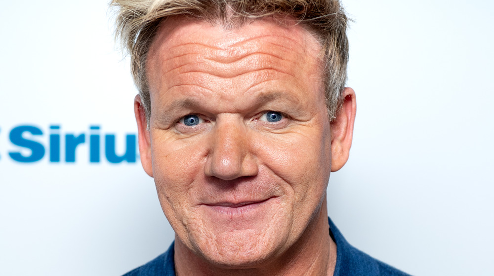 Gordon Ramsay smirking