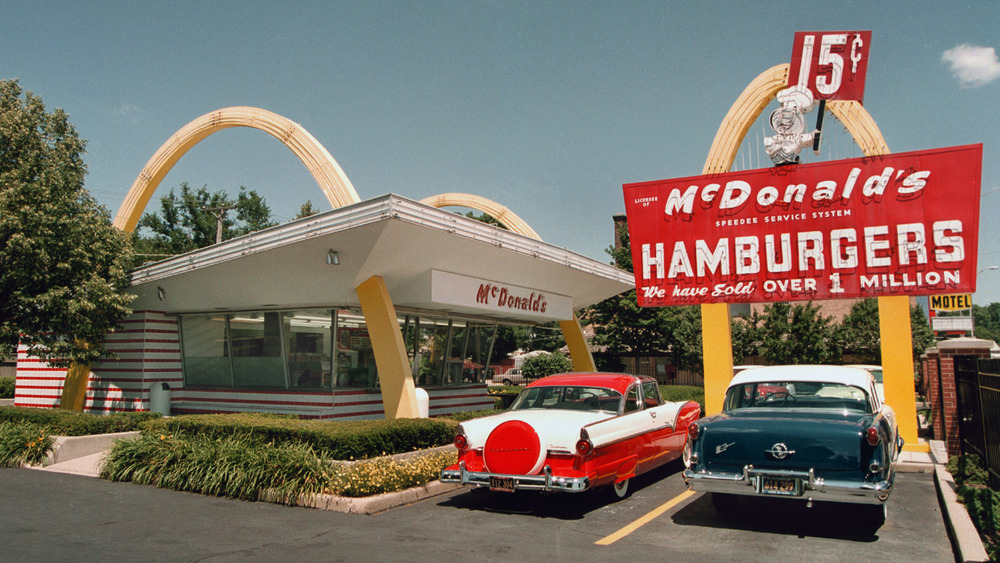 A McDonald's restaurant 