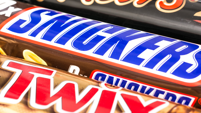 Snickers and Twix bars