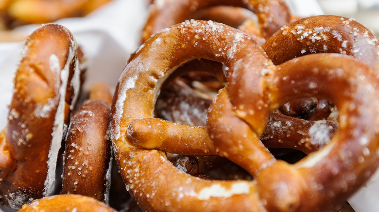 Pretzels with salt