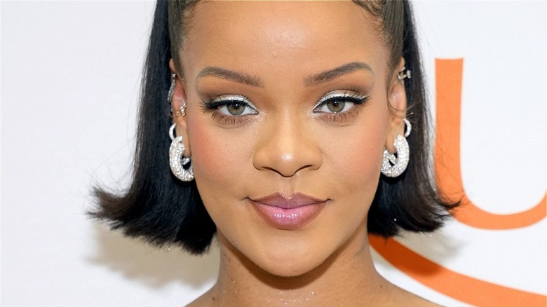 Rihanna diamond earrings