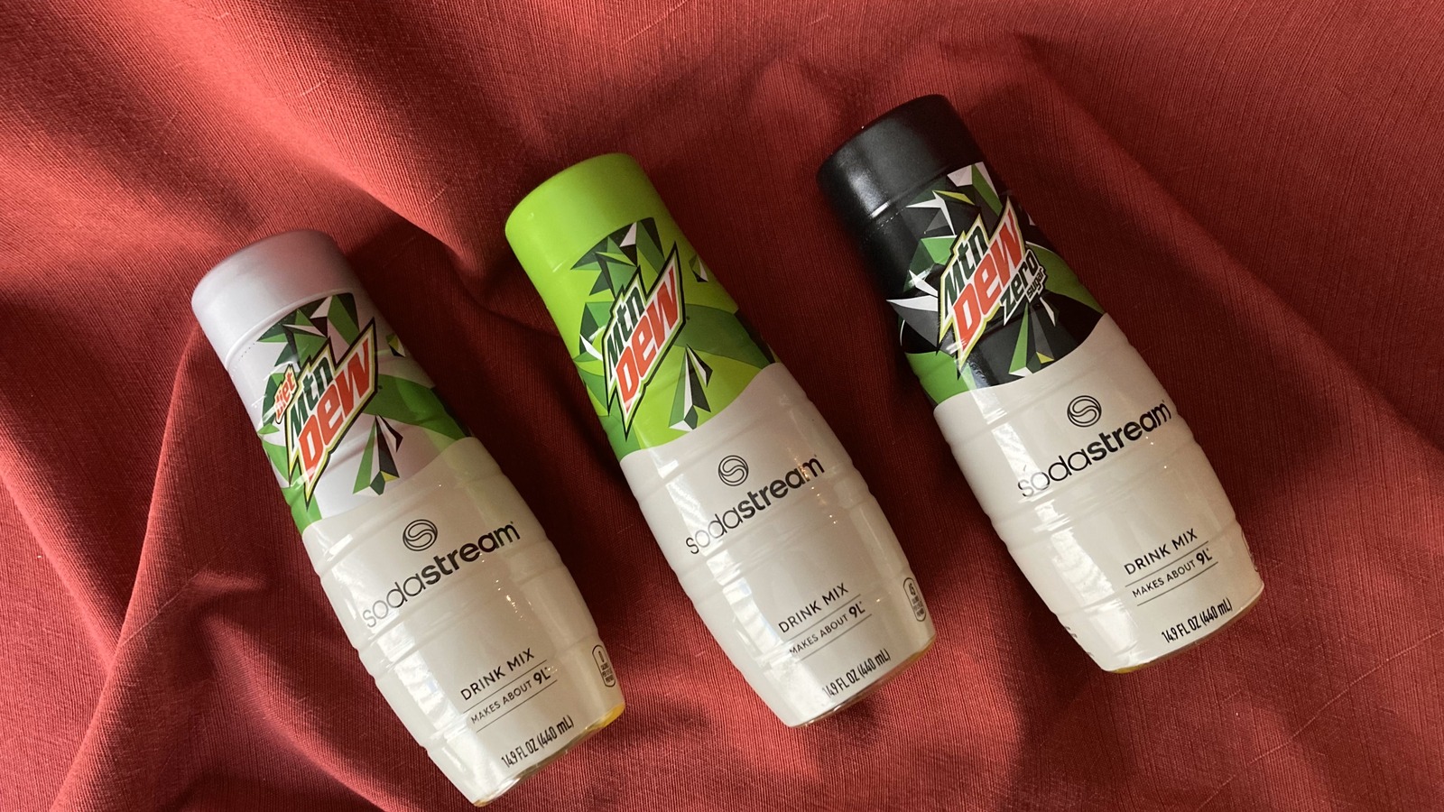SodaStream Mountain Dew Review: Original Falls Flat‚ But Diet And Zero Work Well