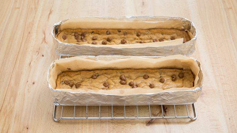 copycat Subway Footlong cookies cooling on wire rack