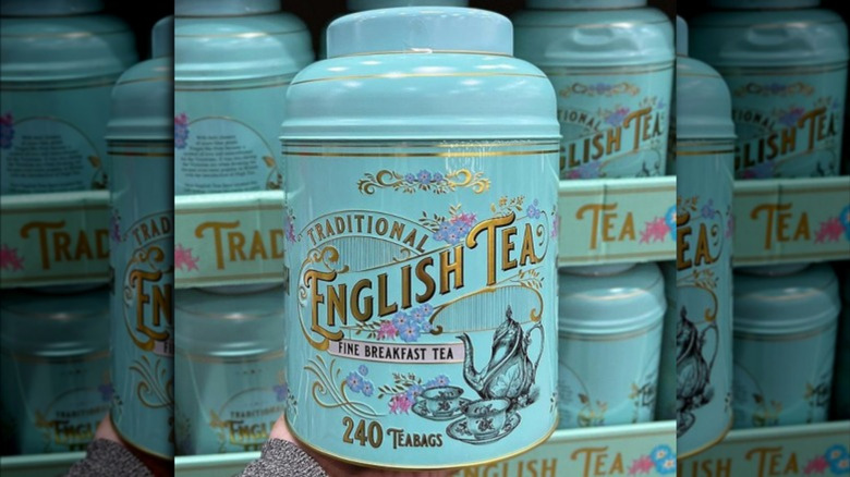 Costco English Breakfast tea tin