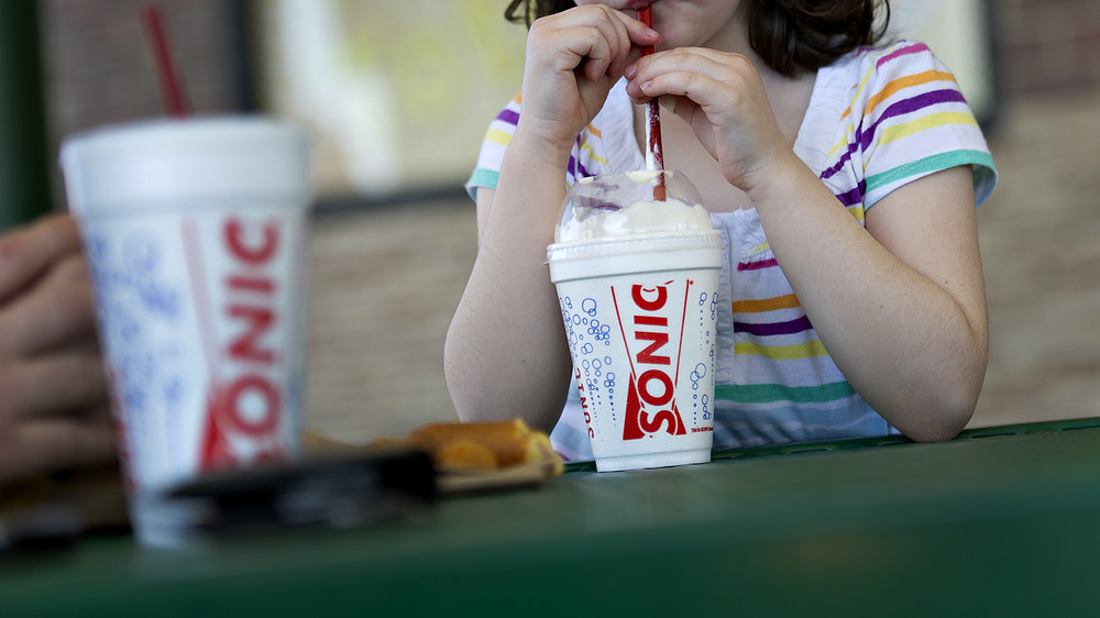 Sonic chocolate milkshake