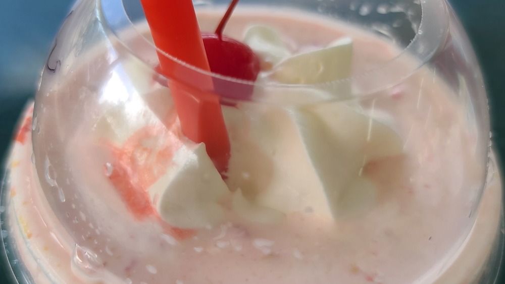 Sonic Strawberry cheesecake milkshake