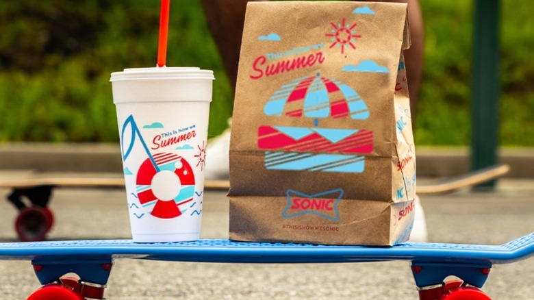 Sonic drink and bag