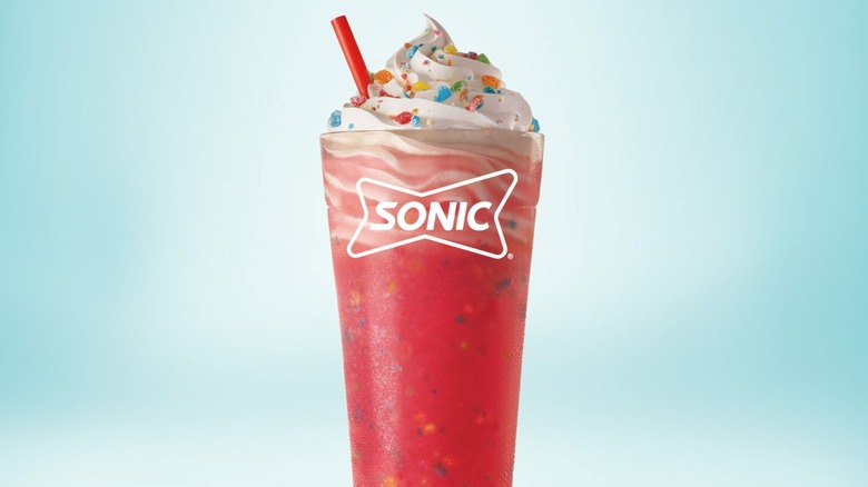 Sonic's new summer slush in a glass