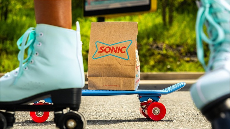 Sonic Drive-In Meal and skates