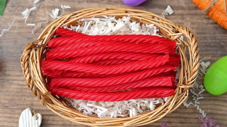 Licorice in a basket