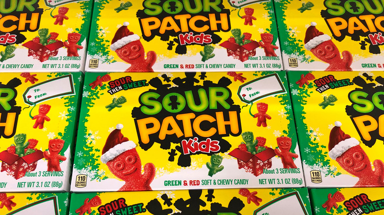 Packets of Sour Patch candies