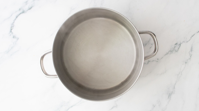 Large pot of water