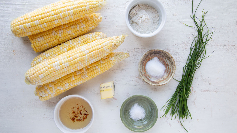 ingredients for fried corn